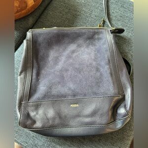 Fossil Blue Backpack Stylish and Functional